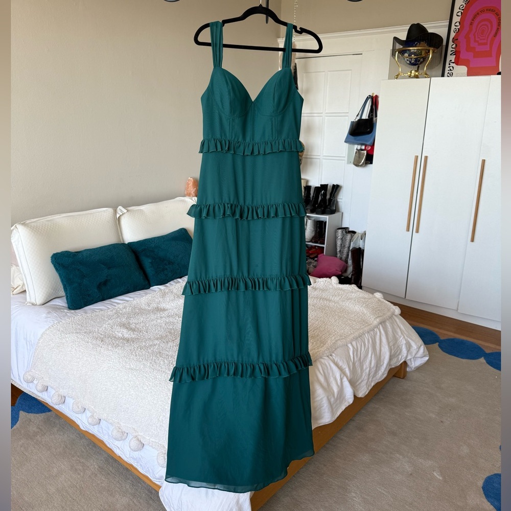 Jade Chiffon Dress